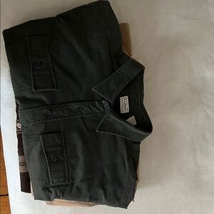Lot of 3 L.L.Bean button up 100%cotton long sleeve flannel shirts xxxl Tall